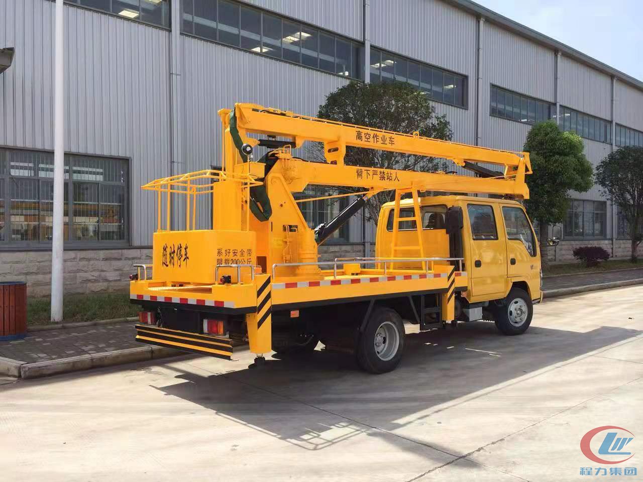 博亿堂官网五十铃16米高空作业车侧面图