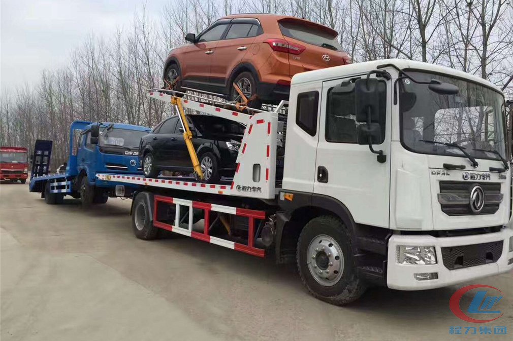 湖北博亿堂官网东风D一拖三清障车高清图