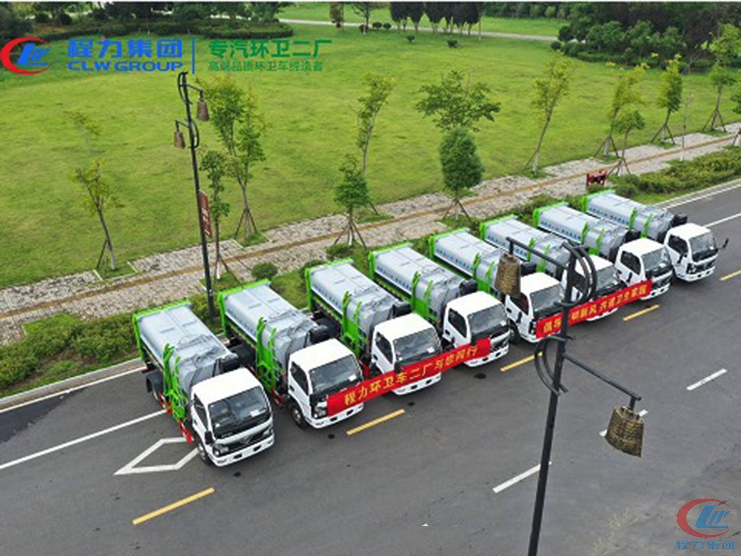 博亿堂官网集团国六东风福瑞卡5方餐厨垃圾车批量交车