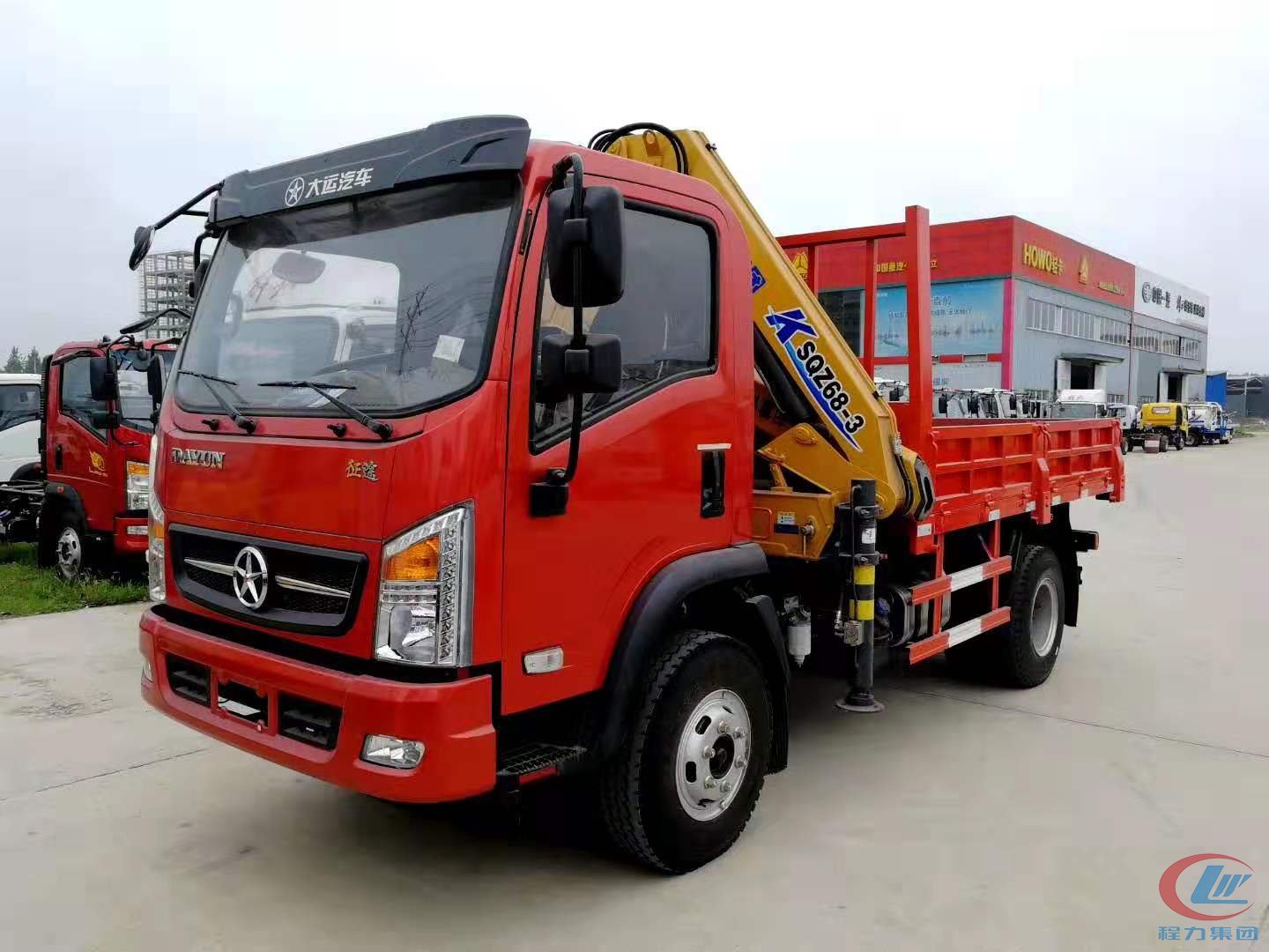 湖北博亿堂官网大运蓝牌随车吊