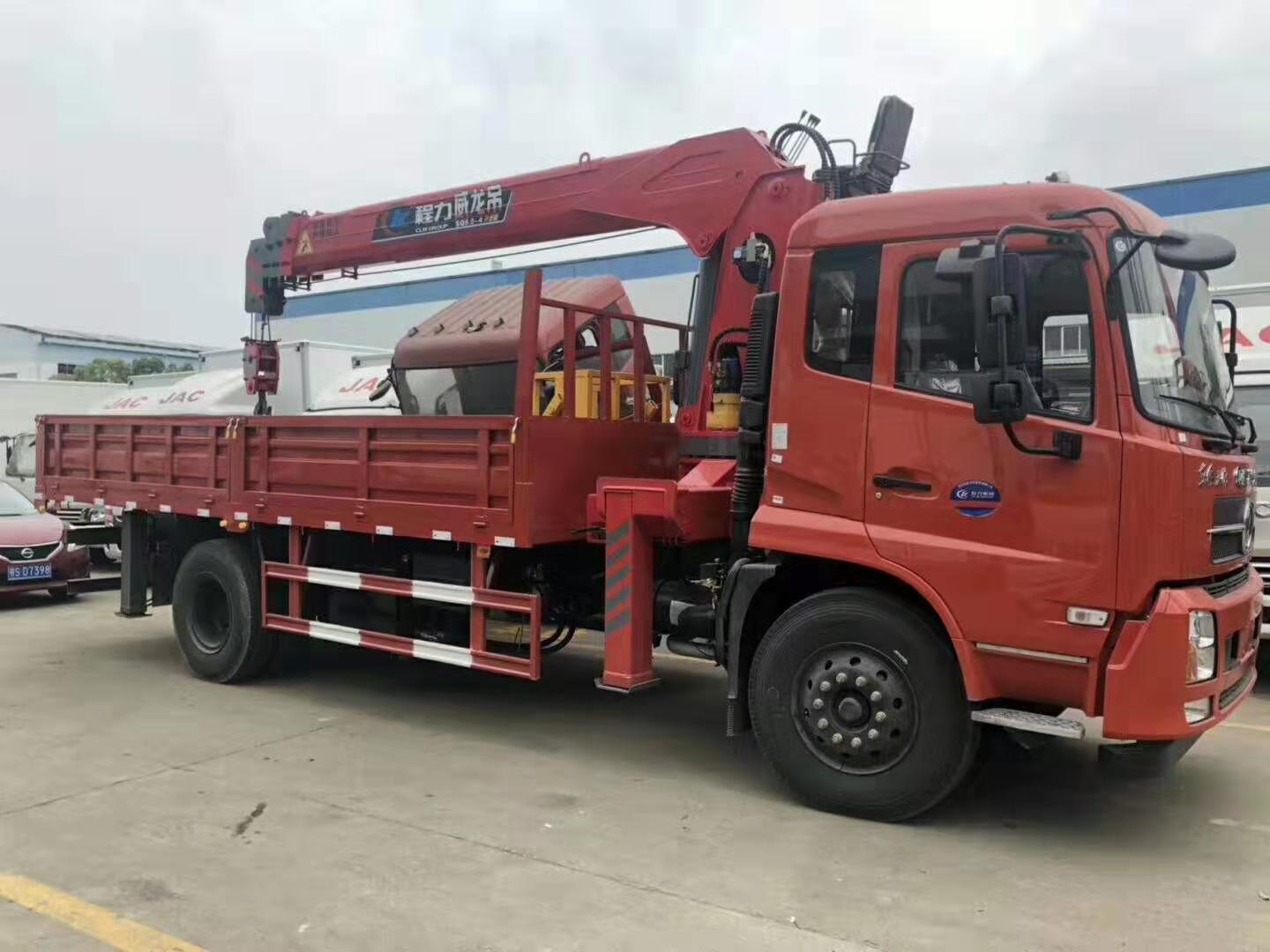 博亿堂官网东风天锦8吨随车吊侧面图