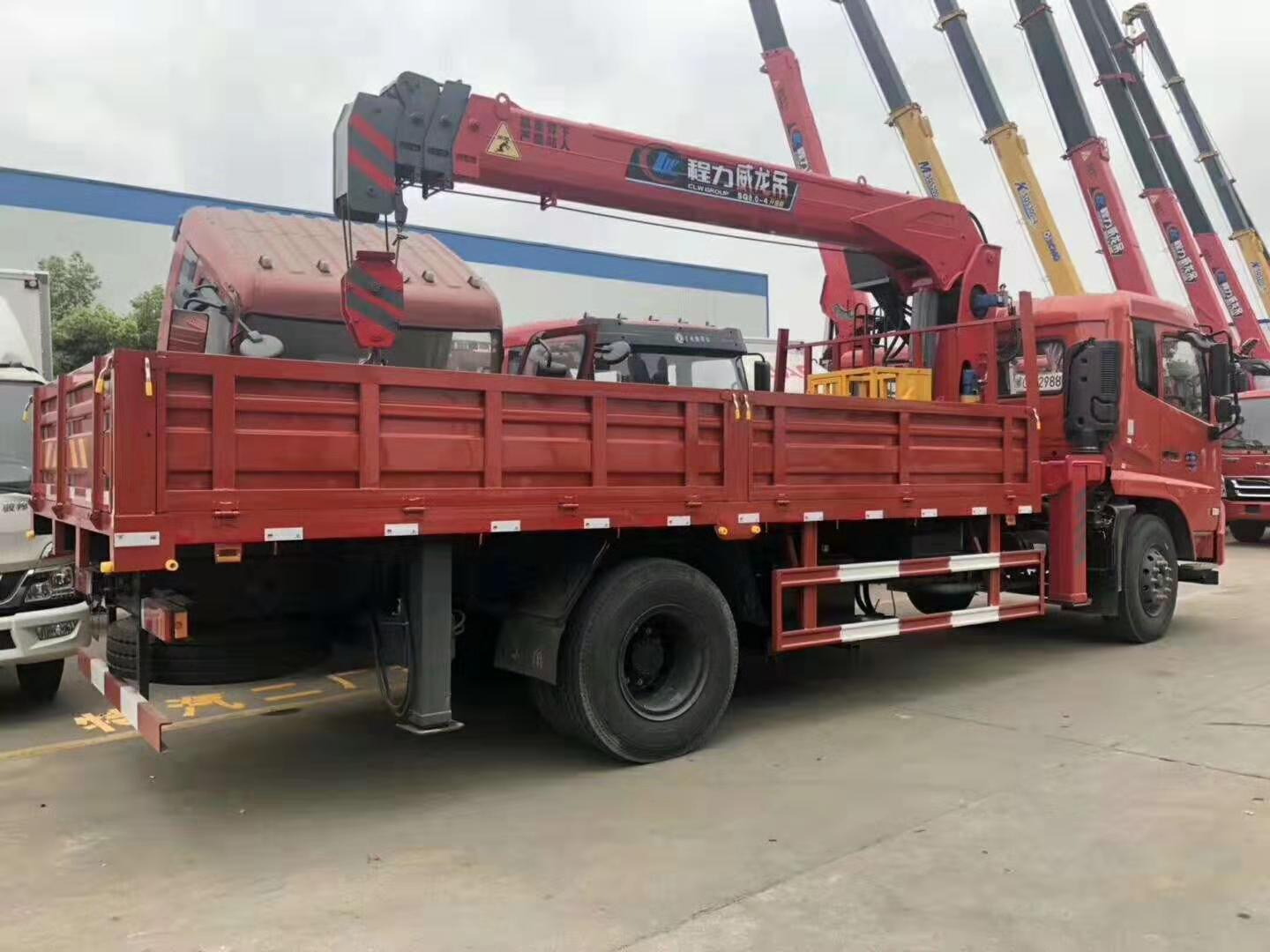 博亿堂官网东风天锦8吨随车吊侧面图