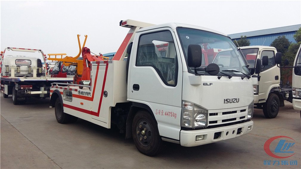 湖北博亿堂官网五十铃一拖一清障车高清图