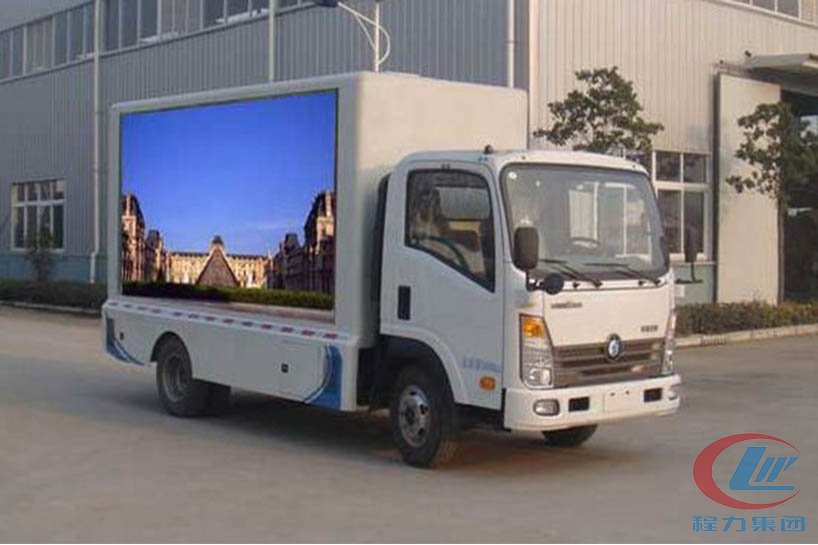 博亿堂官网重汽led广告宣传车侧面图