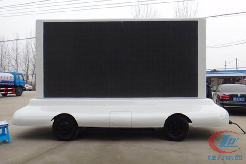 湖北博亿堂官网牵引led广告宣传车高清图