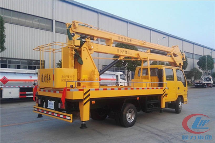 博亿堂官网五十铃18米高空作业车侧面图