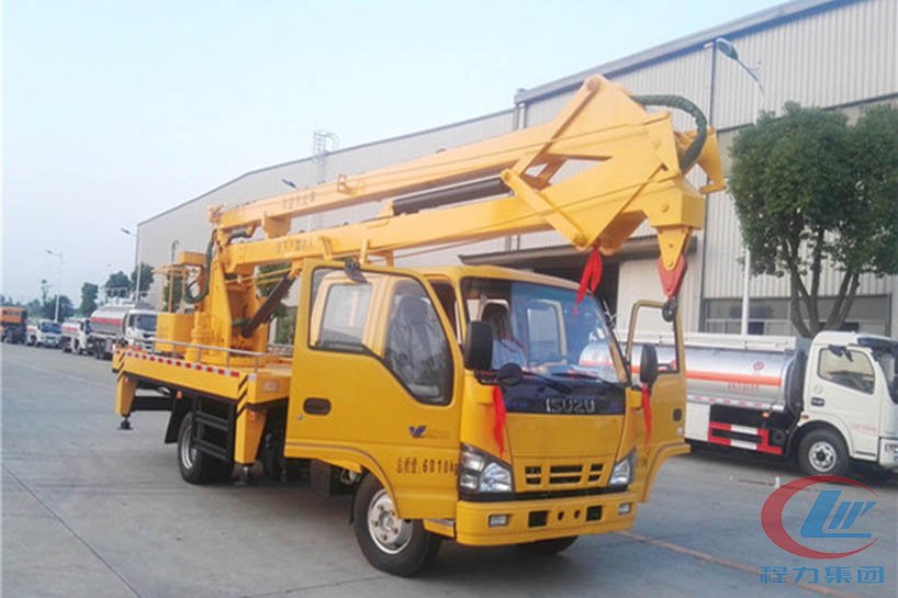 博亿堂官网五十铃18米高空作业车侧面图