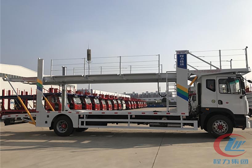 博亿堂官网东风多利卡D12轿运车侧面图