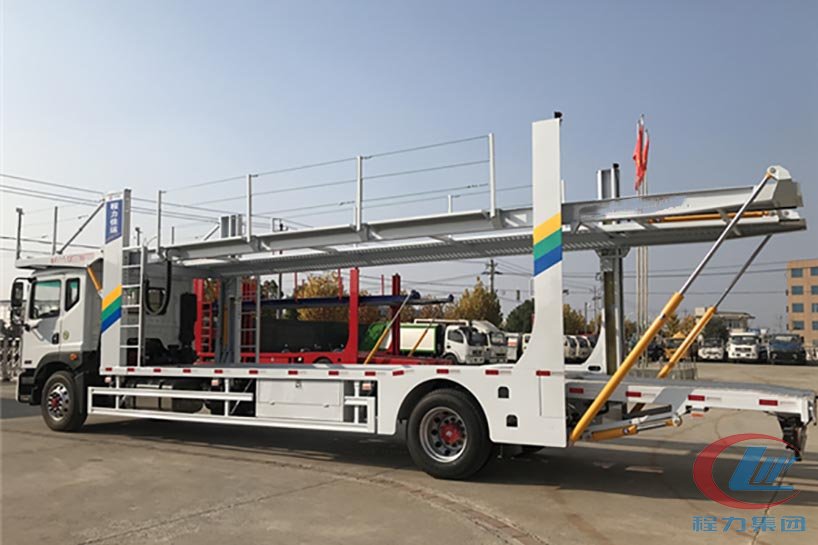 博亿堂官网东风多利卡D12轿运车侧面图