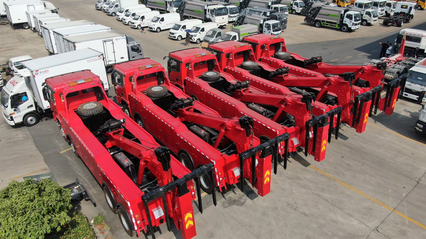 博亿堂官网重型清障车出口海外订单